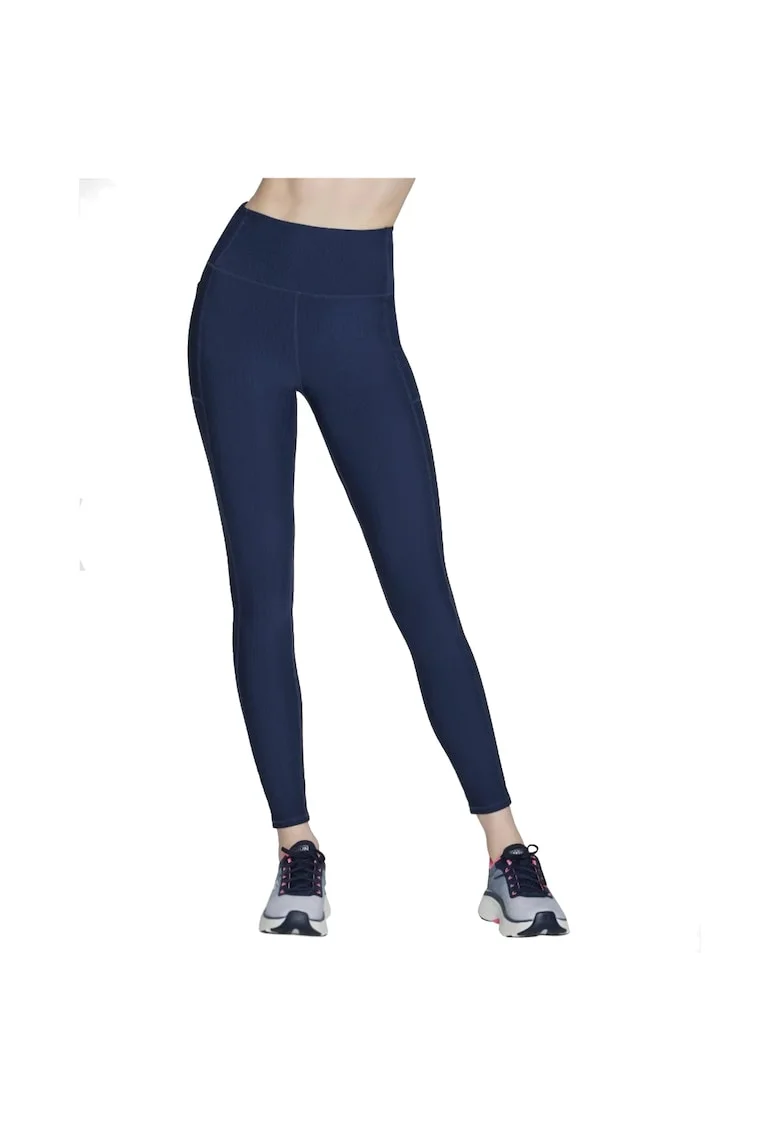 Colanti pentru femei,  GO Flex Rib Fl HW Legging LG2-NVY, Albastru marin, Bleumarin