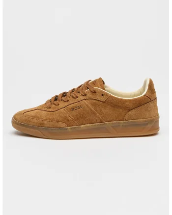 Pantofi sport din piele intoarsa Brenta, Maro deschis