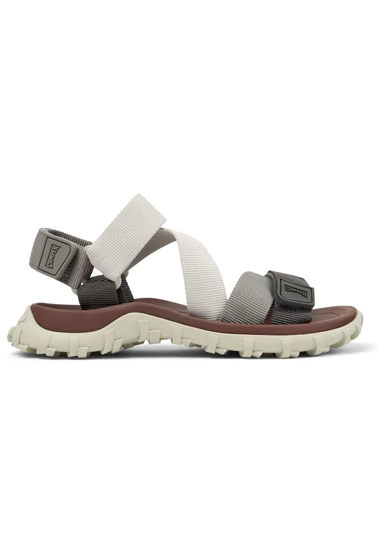 Sandale cu inchidere velcro Drift Trail, Gri/Bej