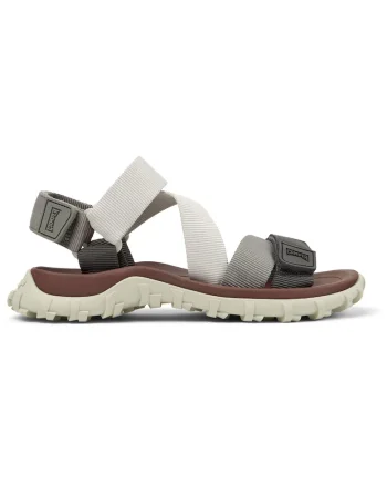 Sandale cu inchidere velcro Drift Trail, Gri/Bej