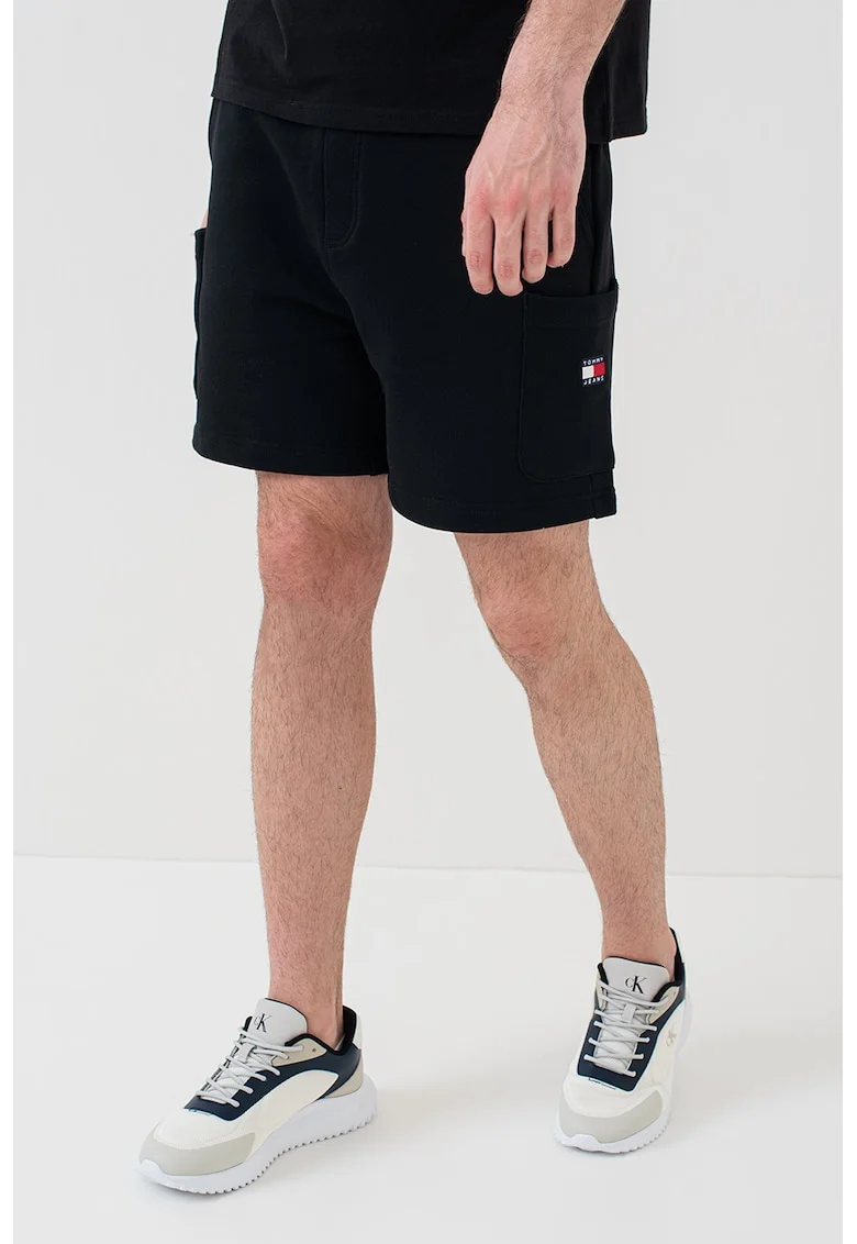 Pantaloni scurti din bumbac cu logo