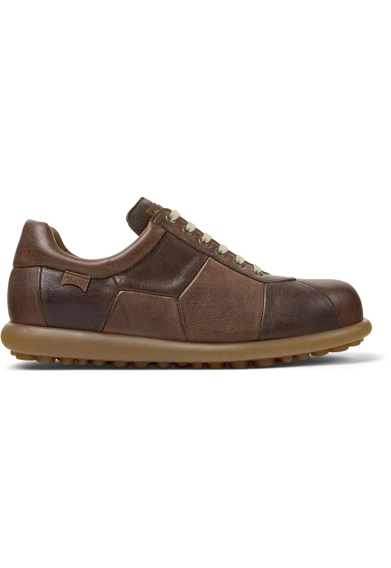Pantofi din piele Ariel Hella Twins, Maro inchis