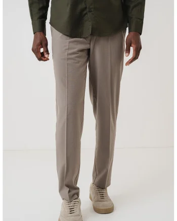 Pantaloni eleganti cu pensa, Maro inchis