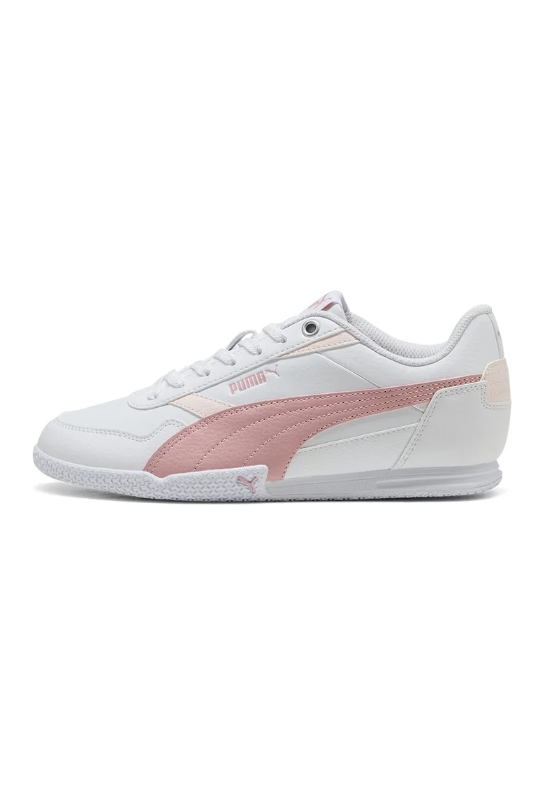 Pantofi sport Bella Donna din piele ecologica, Alb/Roz deschis