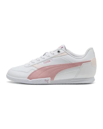 Pantofi sport Bella Donna din piele ecologica, Alb/Roz deschis