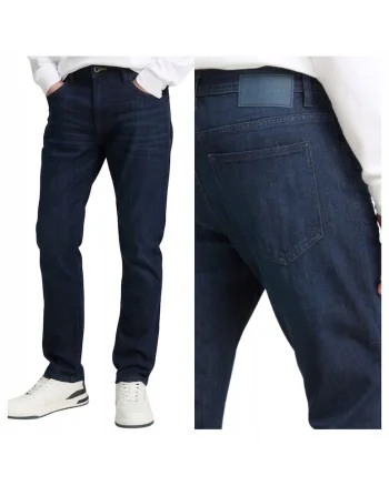 Blugi regular fit cu talie medie, Albastru