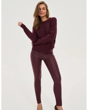 Pantaloni Burgundy Cerati, Visiniu