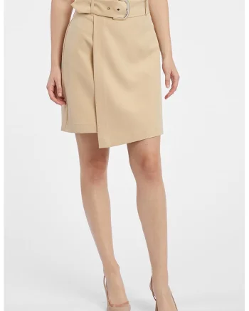 Fusta mini petrecuta, Maro camel