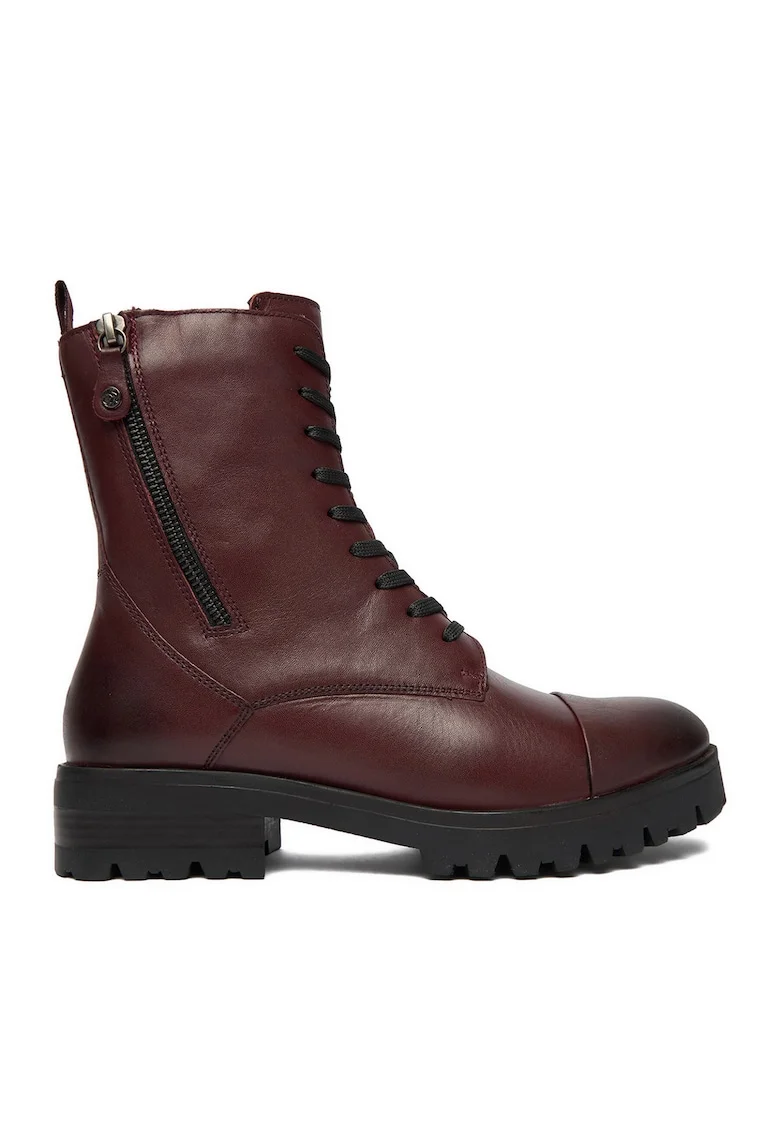 Ghete dama CEO-WI23-DAGA-02,  Piele naturala, Visiniu