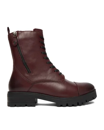 Ghete dama CEO-WI23-DAGA-02,  Piele naturala, Visiniu