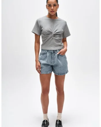 Pantaloni Blugi scurti de dama, Albastru inchis