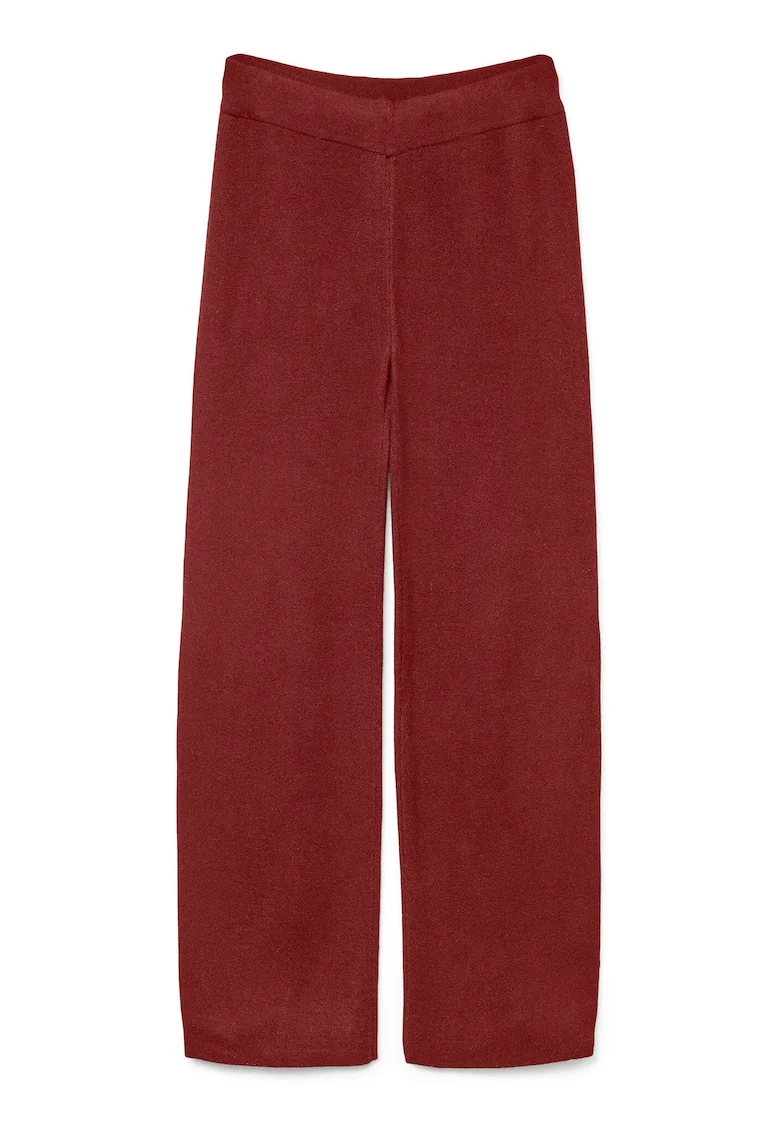 Pantaloni tricotati Dama,  Vascoza, Bordeaux, Visiniu