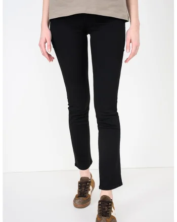 Blugi slim fit cu talie inalta, Negru