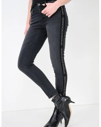 Blugi super skinny cu aspect decolorat, Negru/Gri antracit/Argintiu