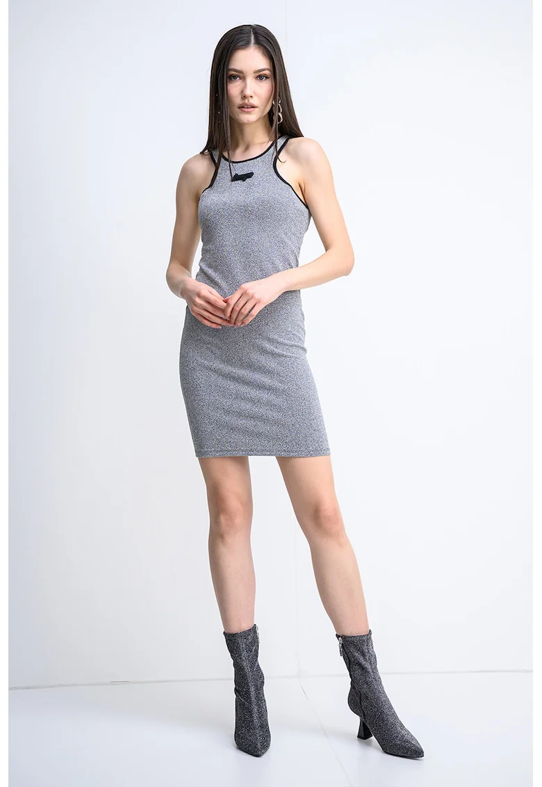 Rochie-top cu decupaj pe partea din spate Niamh, Argintiu