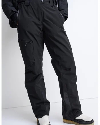 Pantaloni uni pentru schi si snowboard, Negru