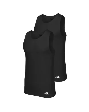 adidas, Set de top-uri Active Flex - 2 piese, Negru