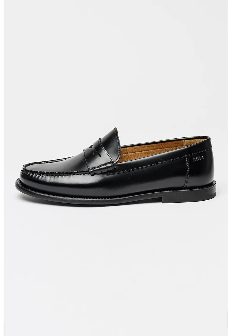 Pantofi loafer din piele Tevan, Negru