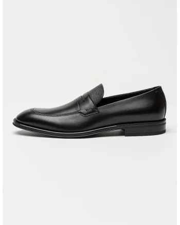 Pantofi loafer din piele Derrek, Negru