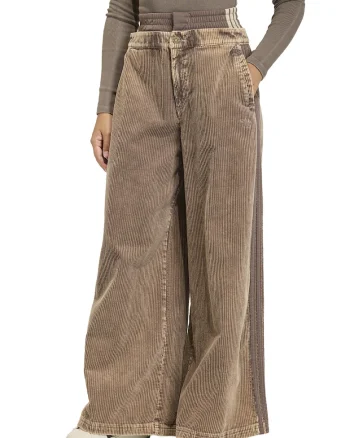 Pantaloni ampli de reiat SST, Maro deschis