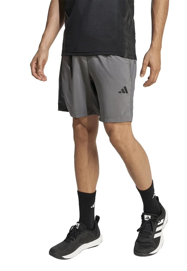 Pantaloni scurti pentru fitness We Bas, Gri