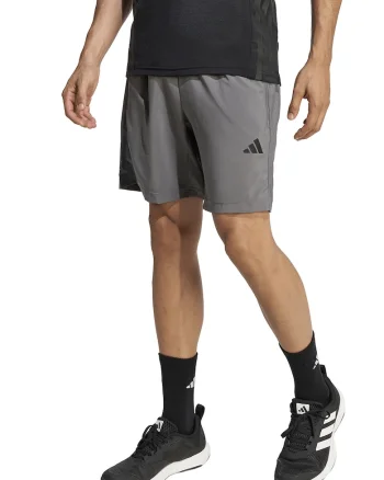Pantaloni scurti pentru fitness We Bas, Gri
