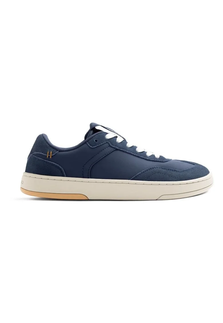 Pantofi sport de piele si piele intoarsa Masasi, Albastru