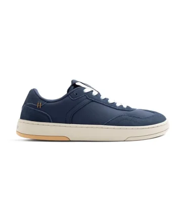 Pantofi sport de piele si piele intoarsa Masasi, Albastru