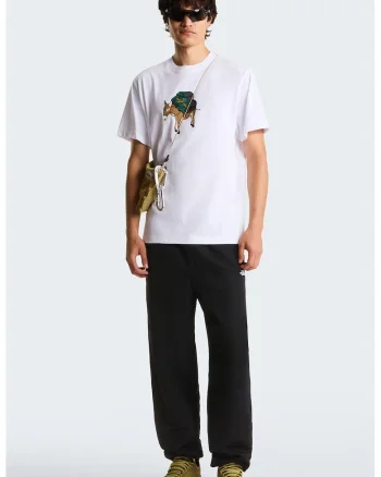Tricou relaxed fit Donkey, Maro deschis/Verde englez/Alb optic