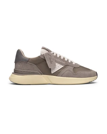 Pantofi sport cu garnituri de piele intoarsa Craftwick, Maro taupe/Maro deschis