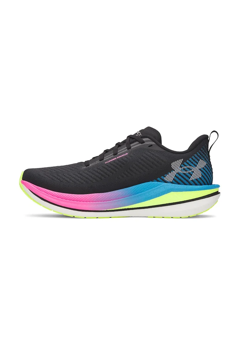 Pantofi wedge pentru alergare Velociti SPD, Negru/Roz/Albastru