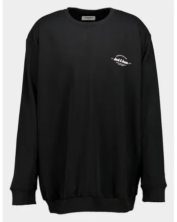 Bluza de trening din amestec de bumbac organic, Negru/Roz
