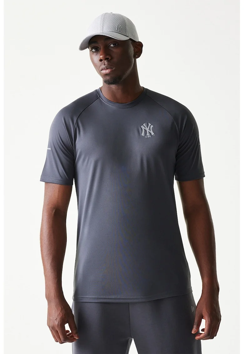 Tricou cu maneci raglan Core Plus, Gri inchis
