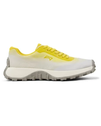 Pantofi sport Drift Trail din material textil cu logo lateral, Gri/Galben