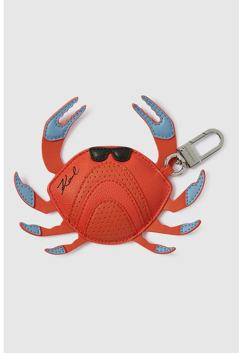 Breloc in forma de crab Ikon, Negru/Caramiziu/Albastru