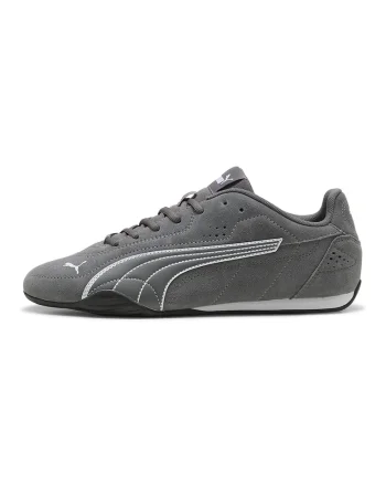 Pantofi sport Catch de piele si piele intoarsa, Alb/Gri