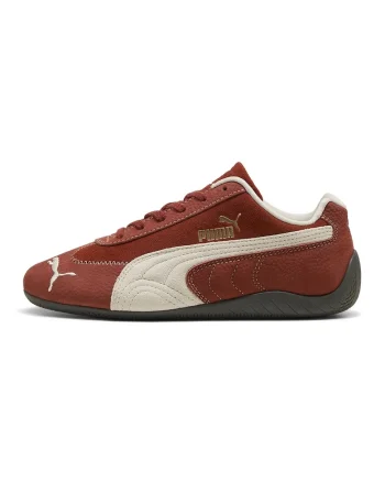 Pantofi sport Speedcat Wine Club de piele intoarsa, Bej/Caramiziu