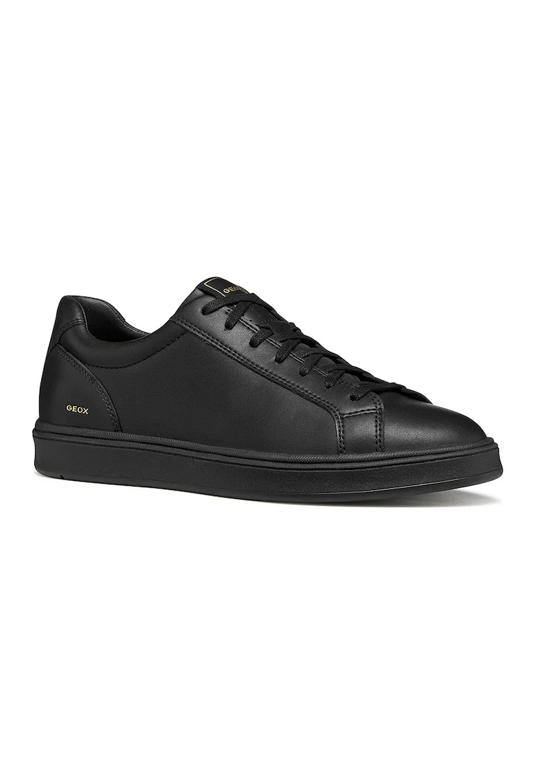 Pantofi sport low-cut din piele, Negru
