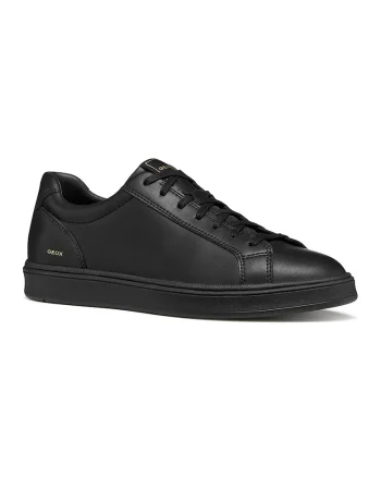 Pantofi sport low-cut din piele, Negru