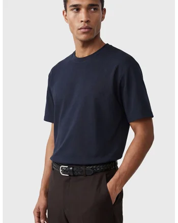 Tricou uni cu maneci cazute, Albastru ultramarin