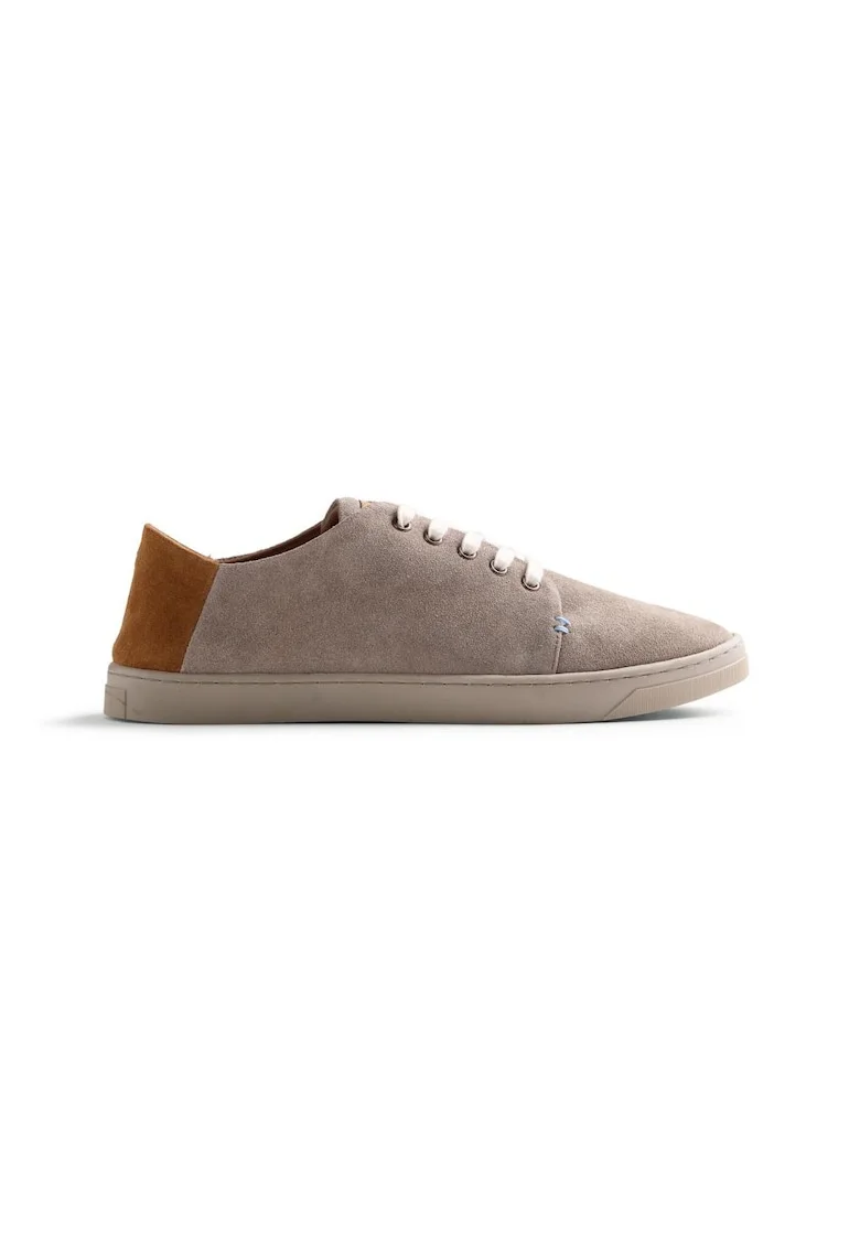 Pantofi sport Mawanza din piele intoarsa, Maro taupe