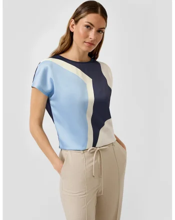Tricou regular fit cu decolteu rotund