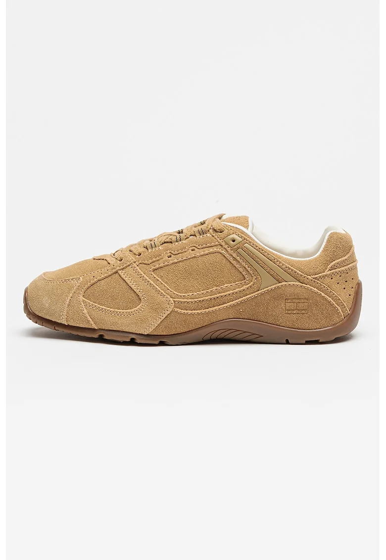 Pantofi sport Archive '97 din piele intoarsa, Maro deschis