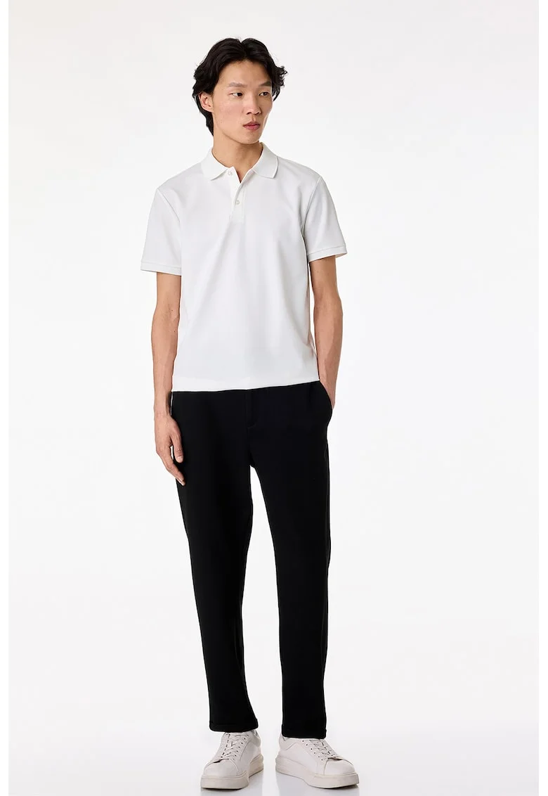 Tricou polo uni, Alb murdar