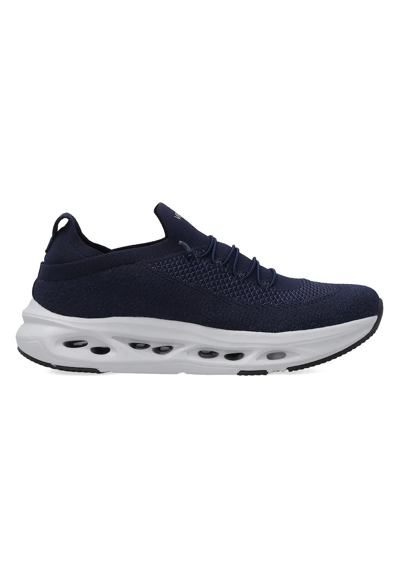 Pantofi sport fara inchidere cu detaliu logo, Bleumarin