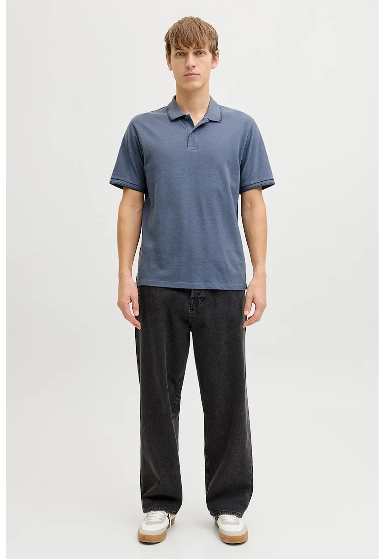 Tricou polo regular fit, Albastru prafuit