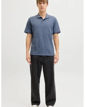 Tricou polo regular fit, Albastru prafuit