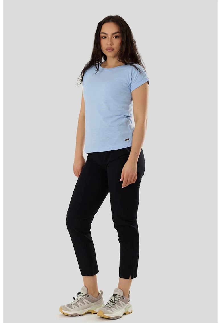 Pantaloni crop pentru drumetie Carmi, Negru