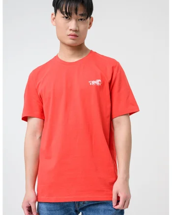Tricou cu logo Austin, Caramiziu