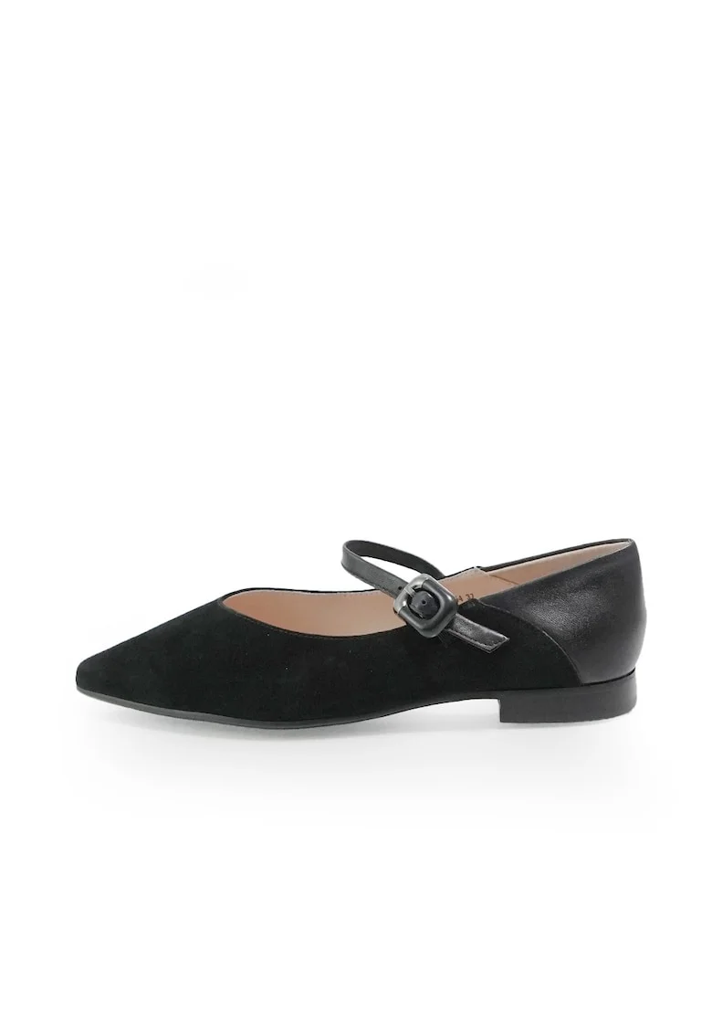 Balerini Casual  2601454 din piele naturala, Negru